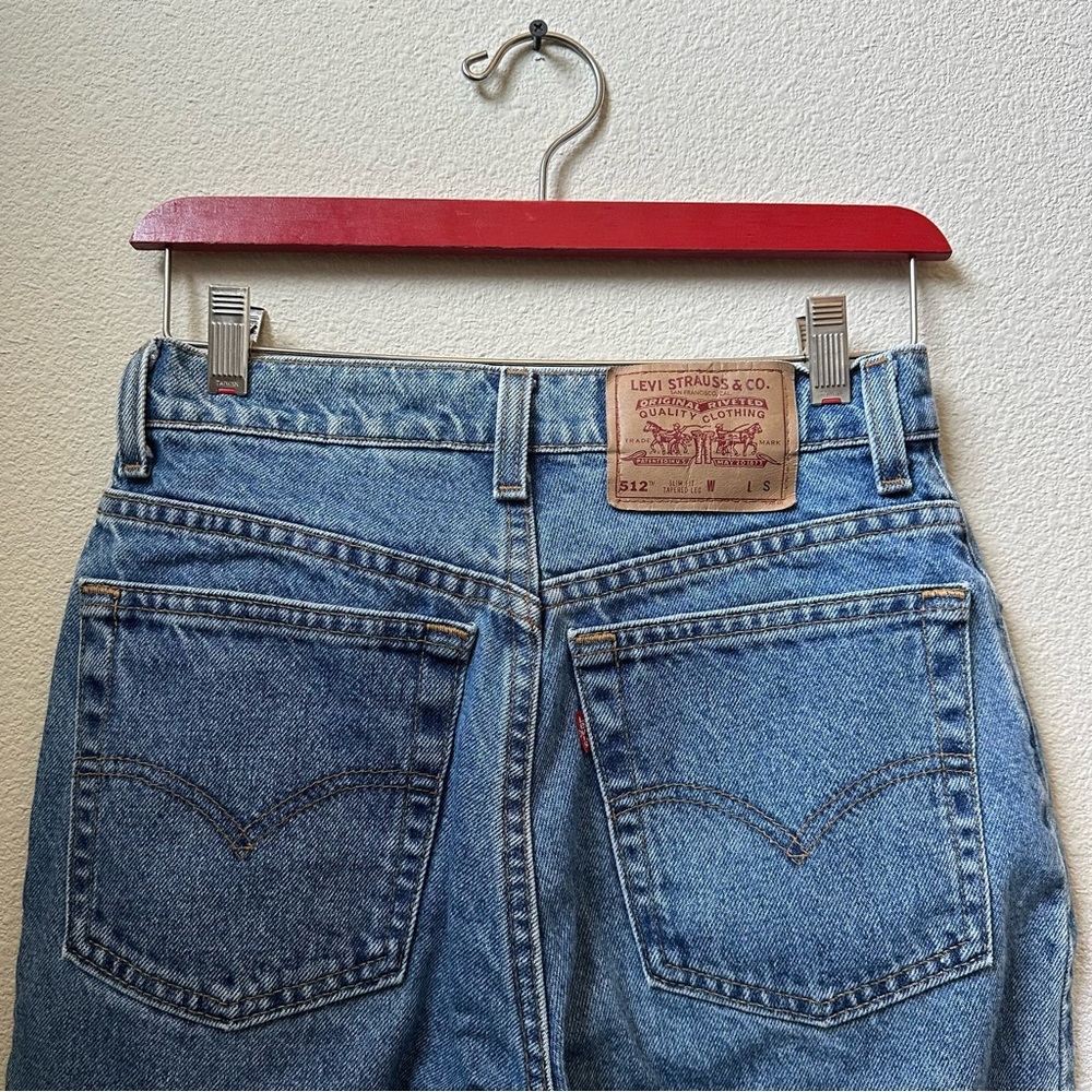 90s Levis 512 Slim Fit Tapered Leg